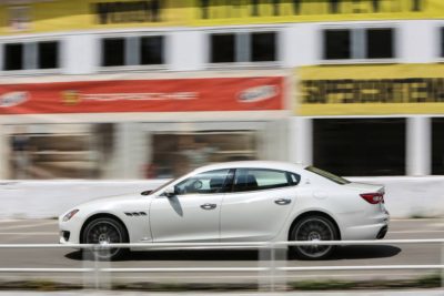 La Nuova Maserati Quattroporte GRANSPORT fa tappa a Floriopoli