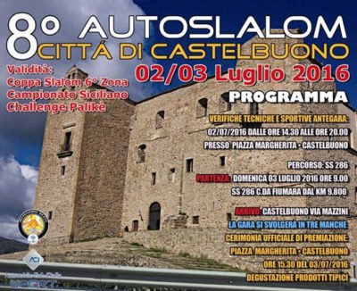 8^ Edizione Autoslalom Città di Castelbuono