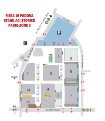Programma della presentazione della Targa Florio 101^ alla fiera di Padova
