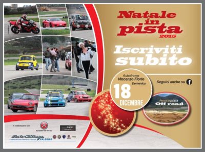“NATALE IN PISTA” l’Automobile Club partecipa alla iniziativa di SICILIA MOTORI